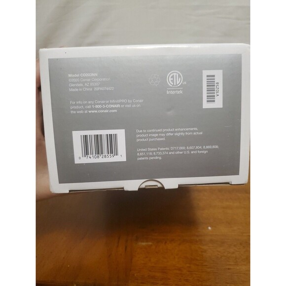 Conair Infiniti Pro Ceramic Curling Iron Curl Secret Hair Gray in Box CD203NN - Picture 5 of 7